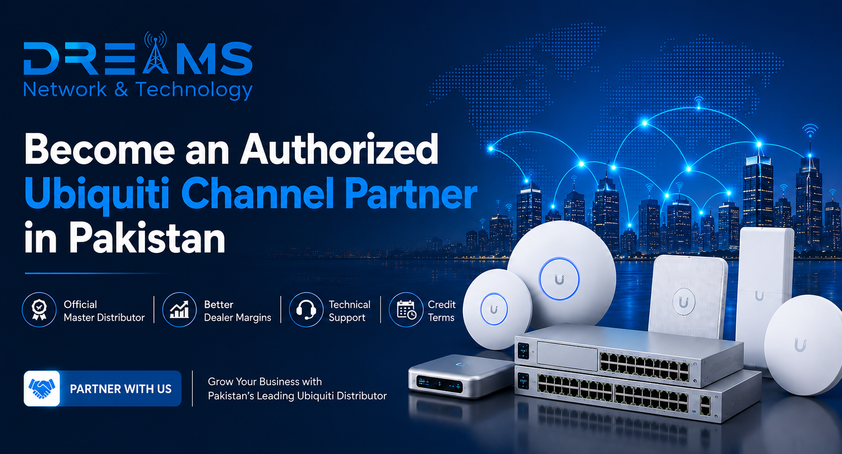 Ubiquiti Distributor Partner Program In Pakistan | Become a UniFi Channel Partner